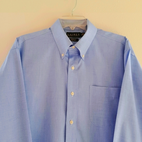 LAUREN RALPH LAUREN Men's Classic Fit Shirt, size 17/32-33 - Picture 4 of 12